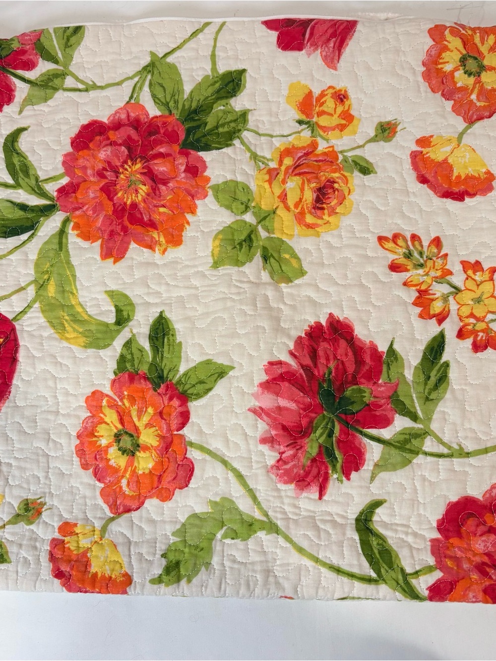 Cynthia Rowley Floral  Quilted Pillow Cushion Covers